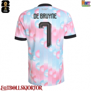 Belgien Kevin De Bruyne #7 Bortatröja VM 2026 Kortärmad